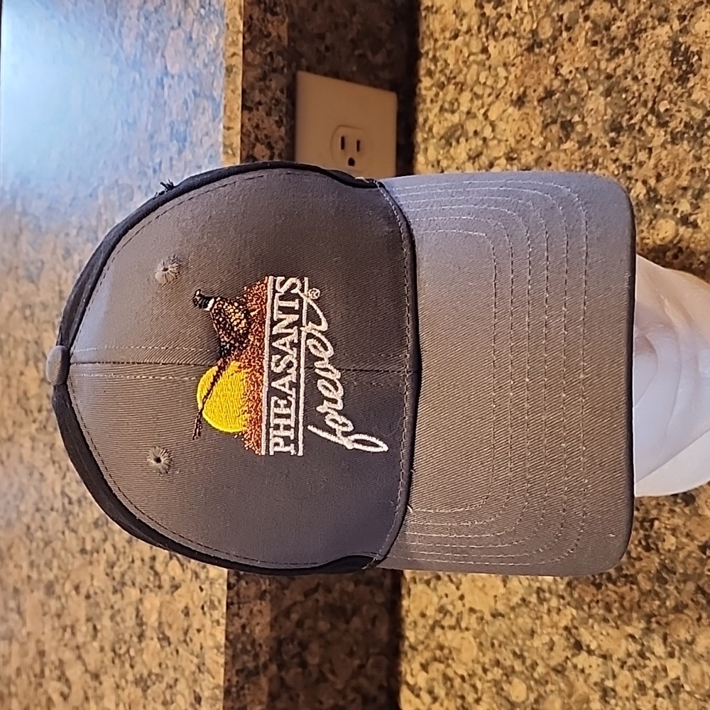 Pheasants Forever Adjustable Embroidered Hat, Gently Used